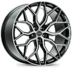 vossen HF-2-Brushed-Gloss-Black-w-billet-angled