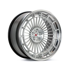 Vossen Forged LC3 06 3 piece Brushed Gloss Clear FeatureImage 01