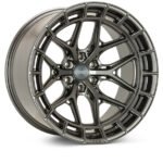 HFX-1 2 angled hfx 1 matte gunmetal vossen hybrid forged wheel 6 lug 2