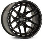 HFX-1 6 angled hfx 1 satin black vossen hybrid forged wheel 6 lug 1