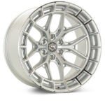 HFX-1 3 angled hfx 1 silver polished vossen hybrid forged wheel 6 lug 1