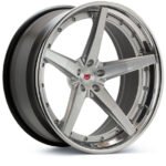 vossen forged 5l vps 3 3 piece spoke integrated brushed glossclear angled
