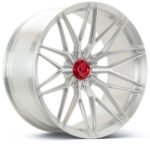 vossen forged vps 4 spoke integrated brushed glossclear angled